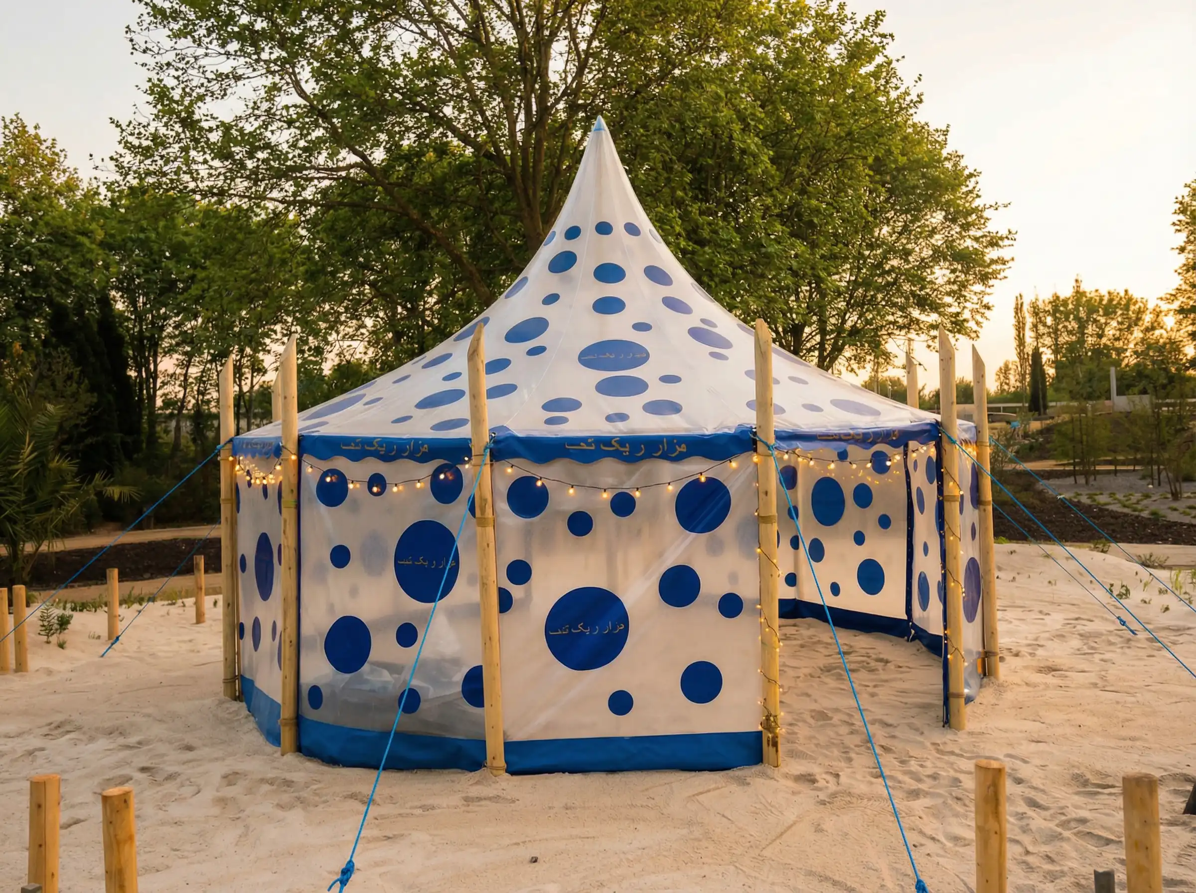 6m 12-Eck Zelt Sonderanfertigung Bundesgartenschau 2